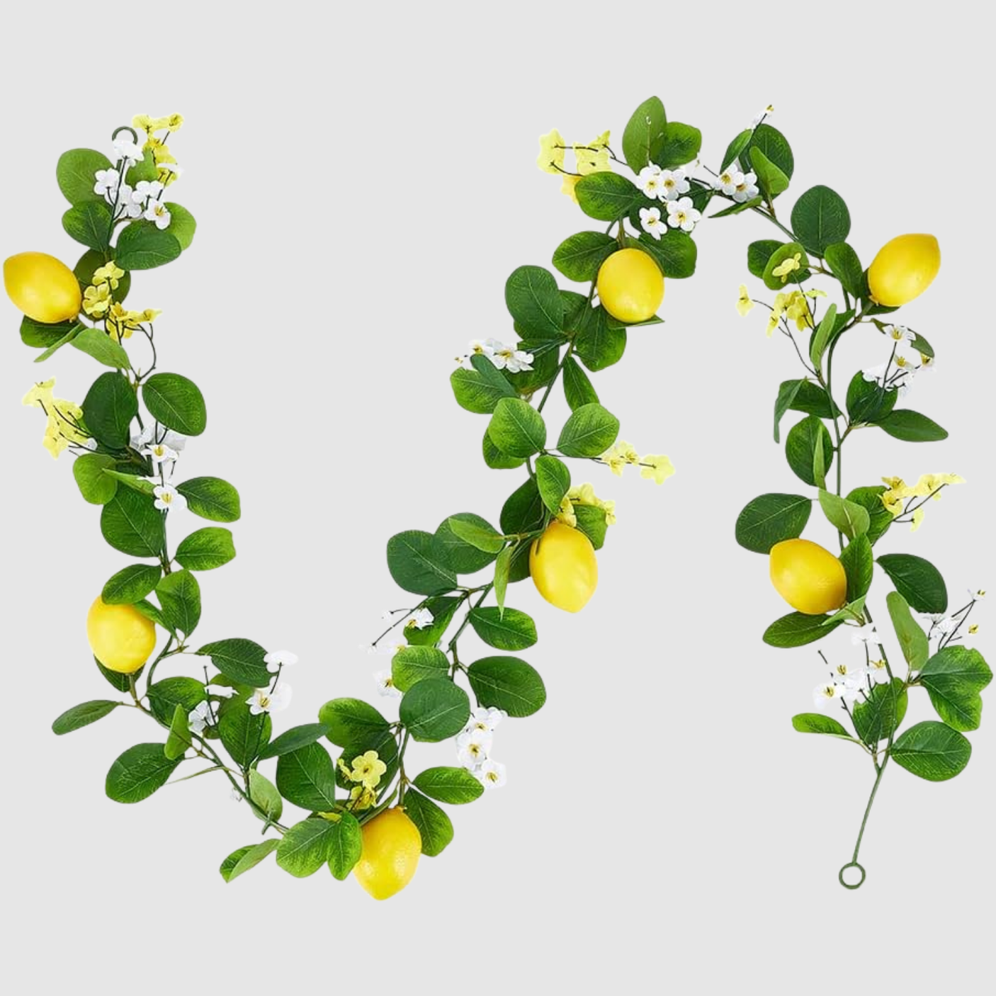 Ghirlanda de Lamai Artificiale – 1,75 m, 7 Lamai cu Flori – Decor Fresh si Natural pentru Casa si Evenimente