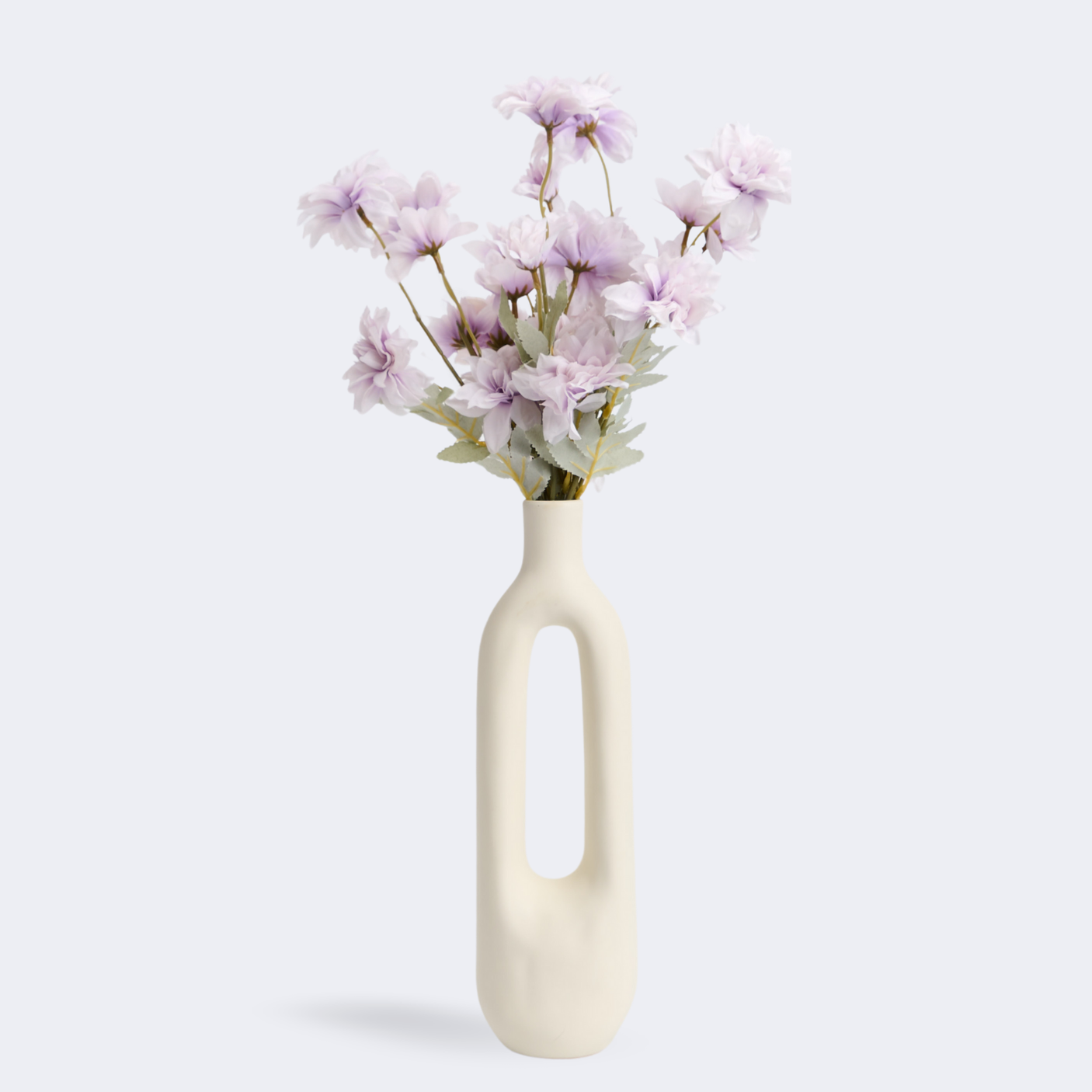 Buchet 5 Fire Dalii Artificiale - Variatii de Culoare: Alb, Rosu, Roz, Portocaliu, Albastru, Sampanie, Mov