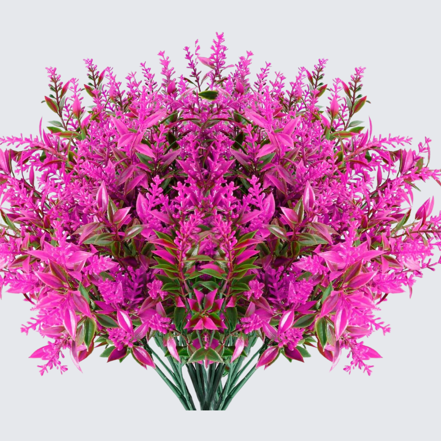 Buchet 5 Fire Flori Artificiale Floarea Miresei – Alb, Galben, Fucsia, Rosu, Mov