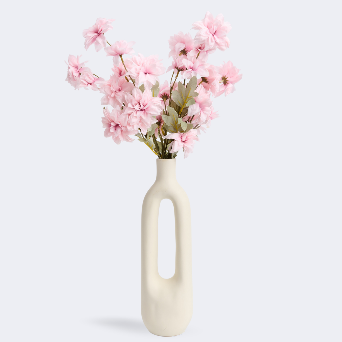 Buchet 5 Fire Dalii Artificiale - Variatii de Culoare: Alb, Rosu, Roz, Portocaliu, Albastru, Sampanie, Mov