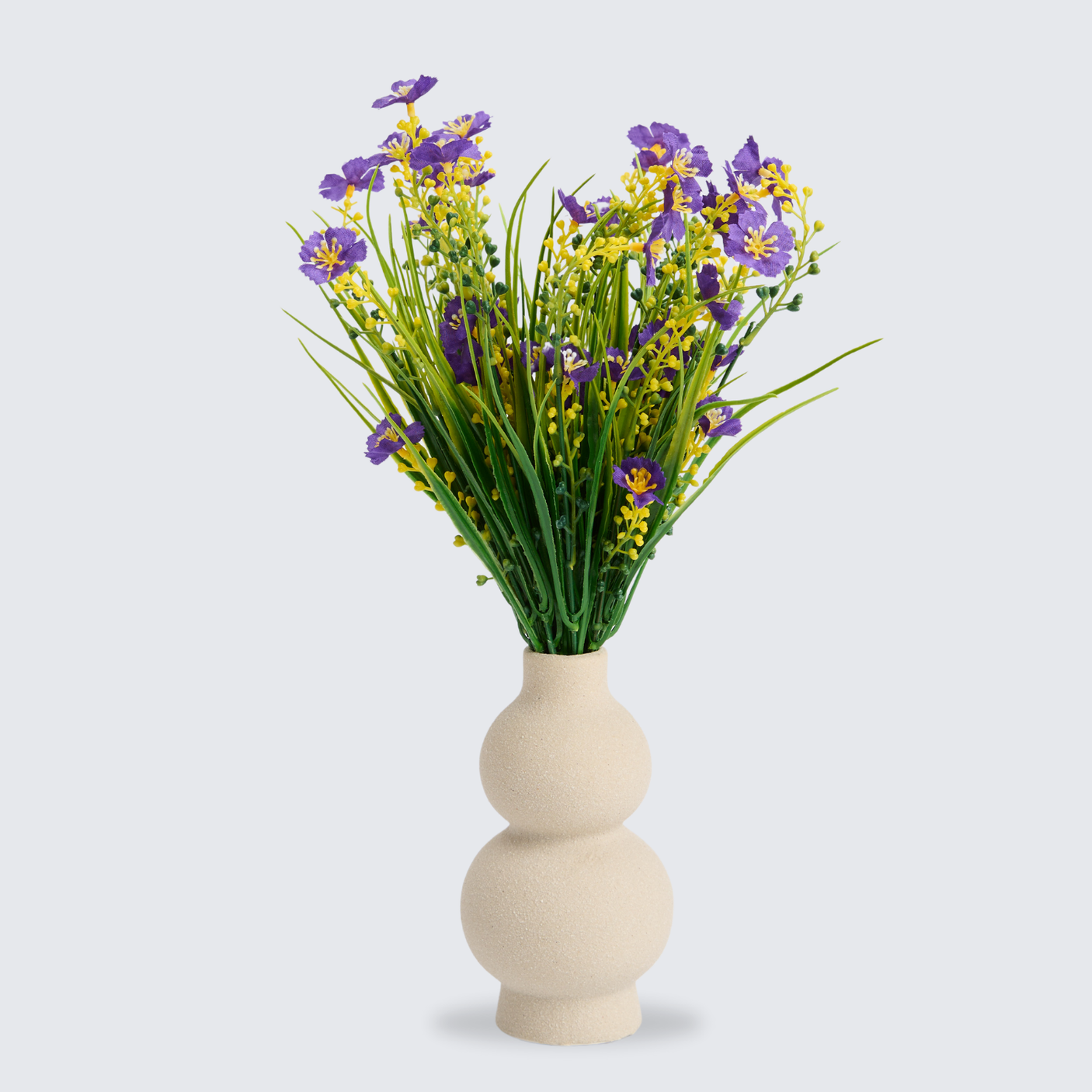 Buchet 5 Fire Margarete Artificiale – Alb, Galben, Mov, Roz, Rosu Trandafiriu, Rosu (Vaza Neinclusa)