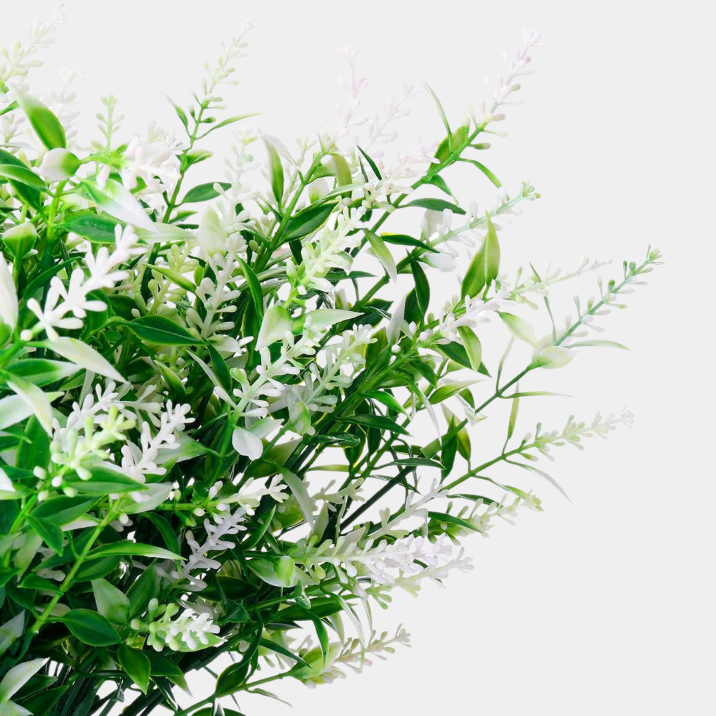 Buchet 5 Fire Flori Artificiale Floarea Miresei – Alb, Galben, Fucsia, Rosu, Mov