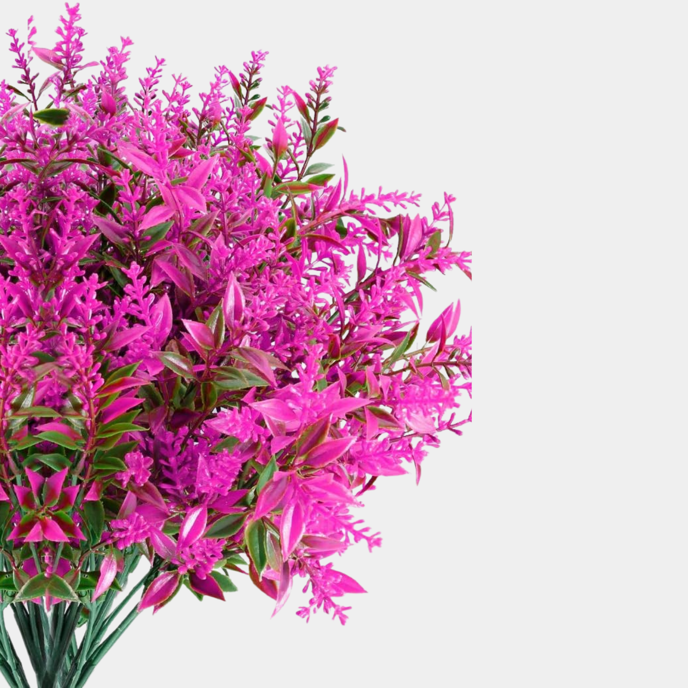 Buchet 5 Fire Flori Artificiale Floarea Miresei – Alb, Galben, Fucsia, Rosu, Mov