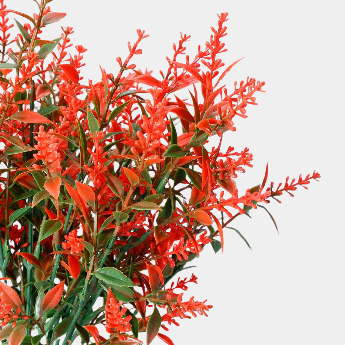 Buchet 5 Fire Flori Artificiale Floarea Miresei – Alb, Galben, Fucsia, Rosu, Mov