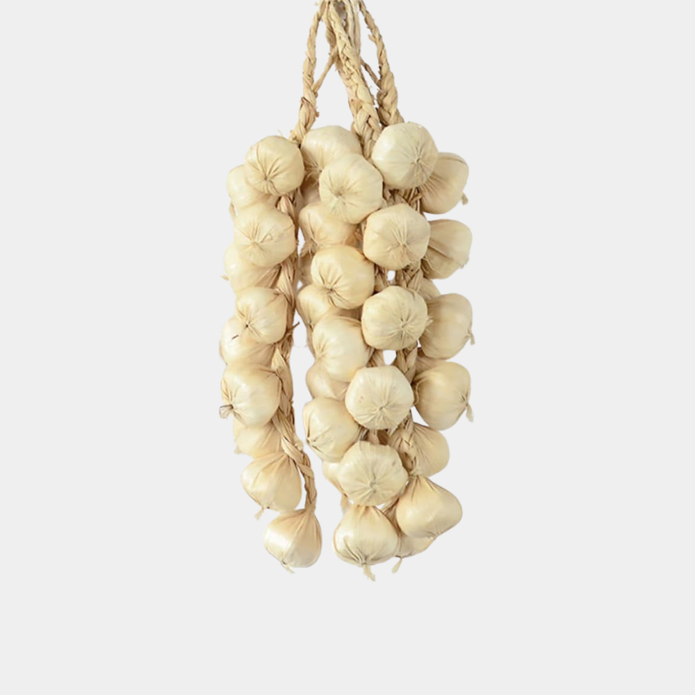 Legatura Usturoi Alb Artificial – 43 cm, 1 sau 2 legaturi