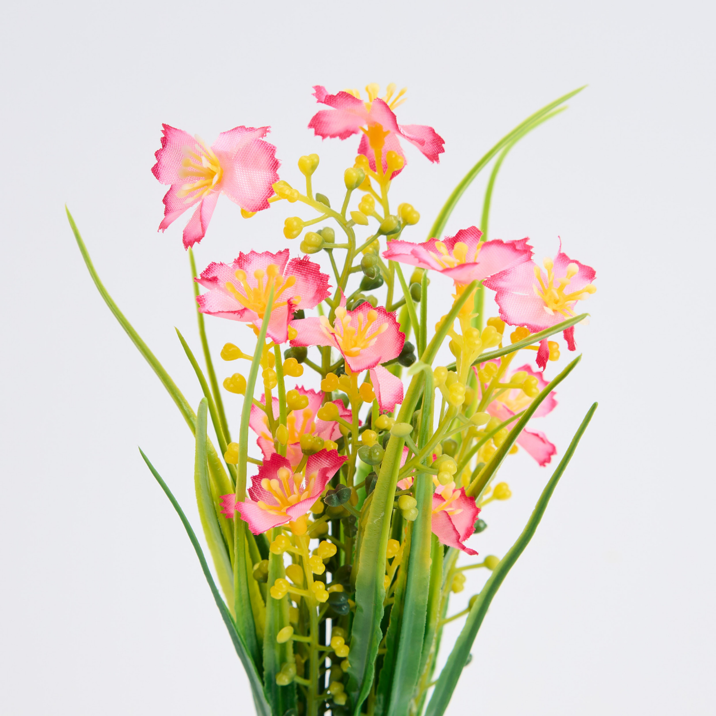 Buchet 5 Fire Margarete Artificiale – Alb, Galben, Mov, Roz, Rosu Trandafiriu, Rosu (Vaza Neinclusa)