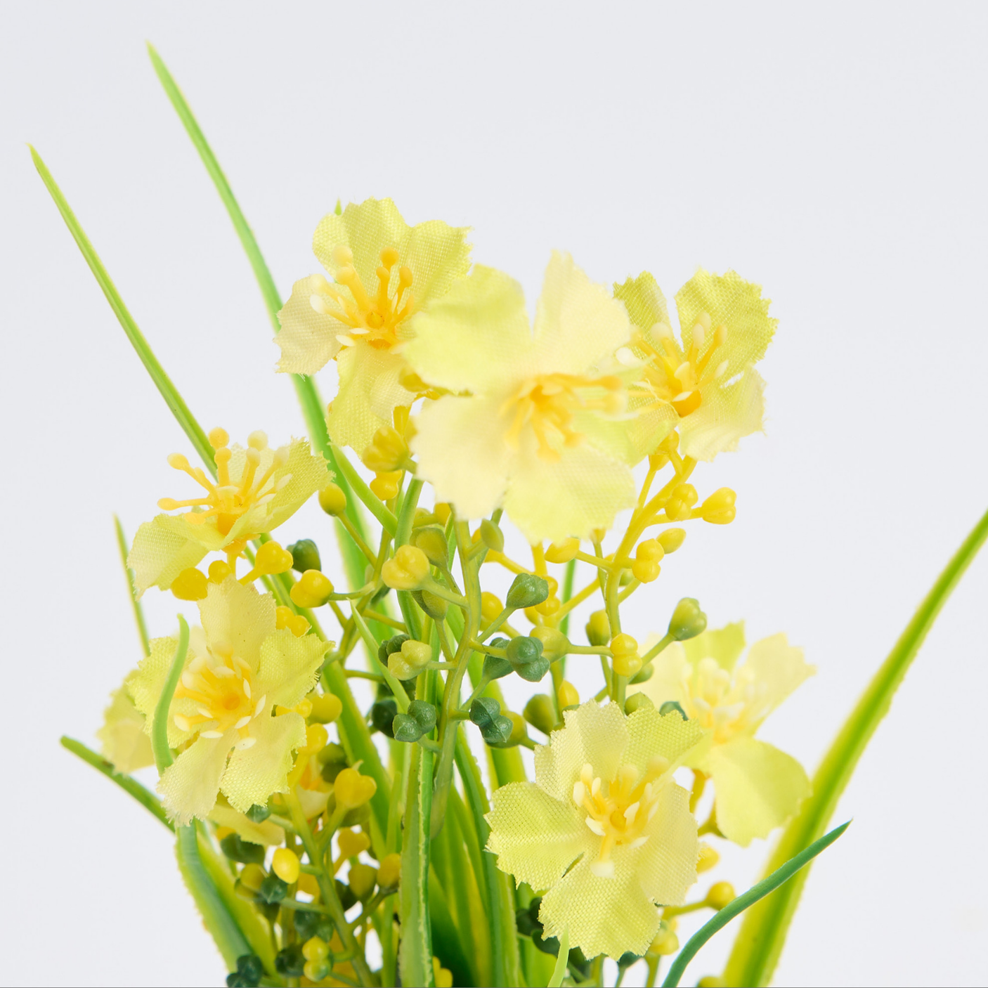 Buchet 5 Fire Margarete Artificiale – Alb, Galben, Mov, Roz, Rosu Trandafiriu, Rosu (Vaza Neinclusa)