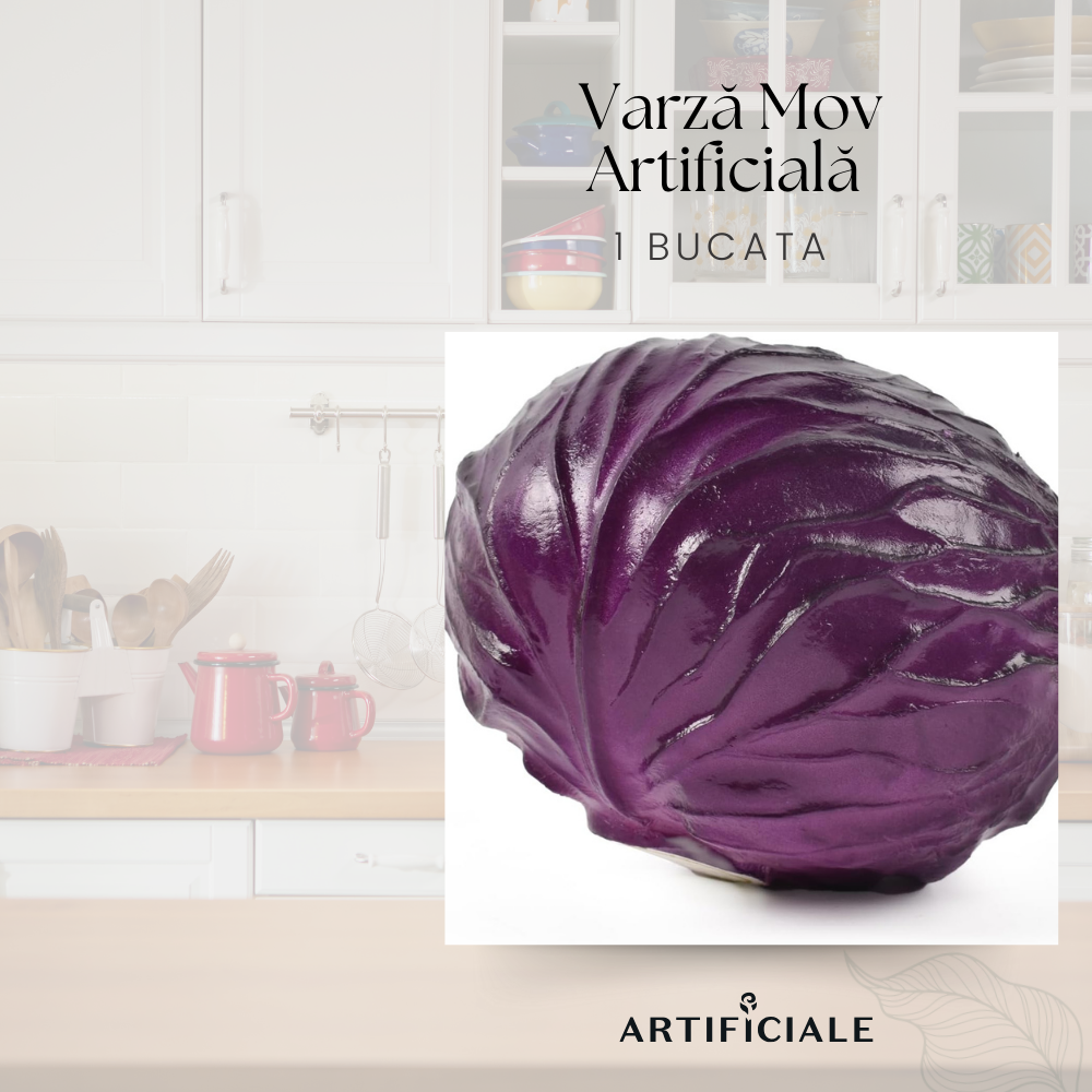 Varza Mov Artificiala – 18 cm, 1 bucata