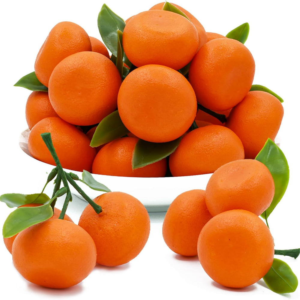 Ramuri Mandarine Artificiale – Set 5 sau 10 crengute, culoare portocaliu