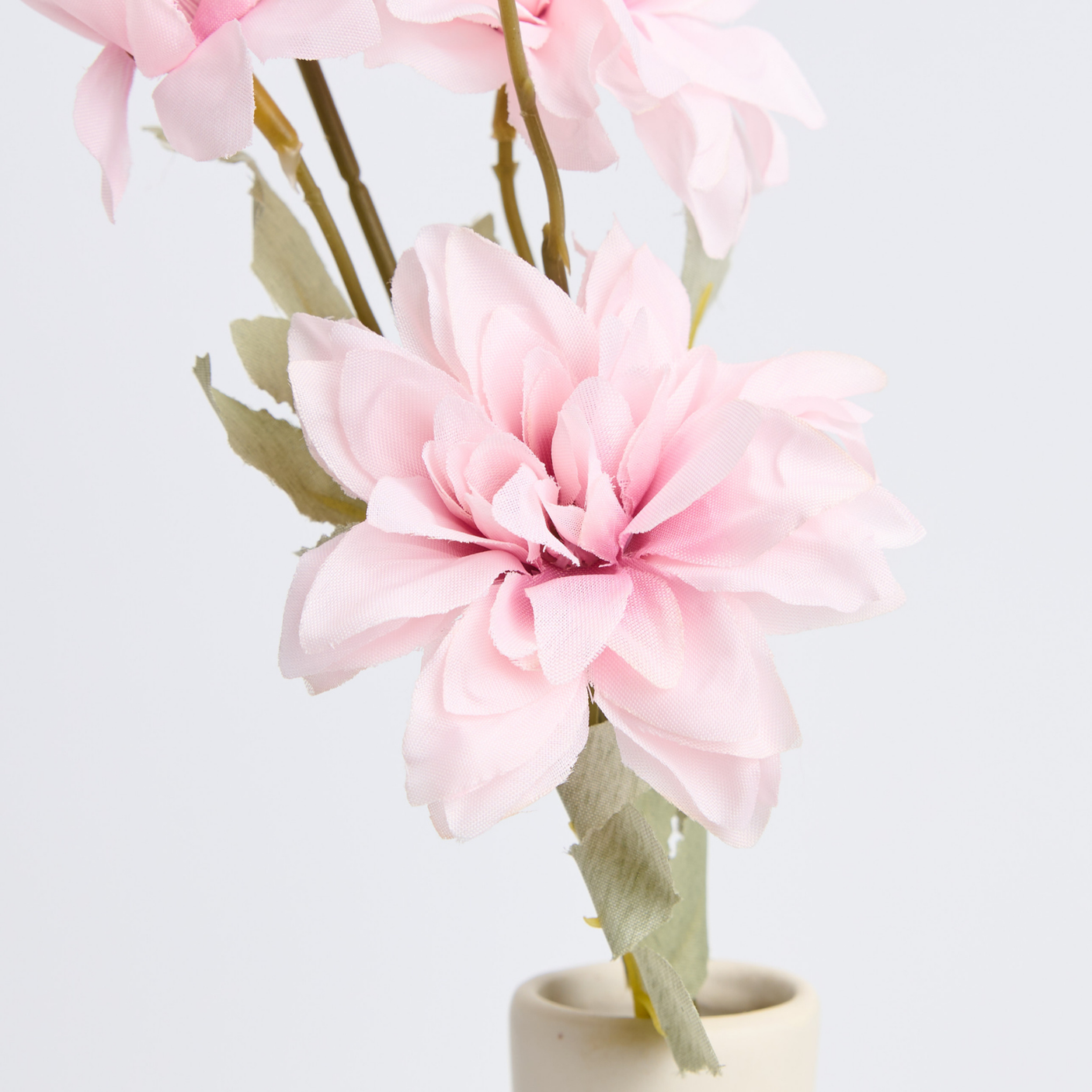 Buchet 5 Fire Dalii Artificiale - Variatii de Culoare: Alb, Rosu, Roz, Portocaliu, Albastru, Sampanie, Mov