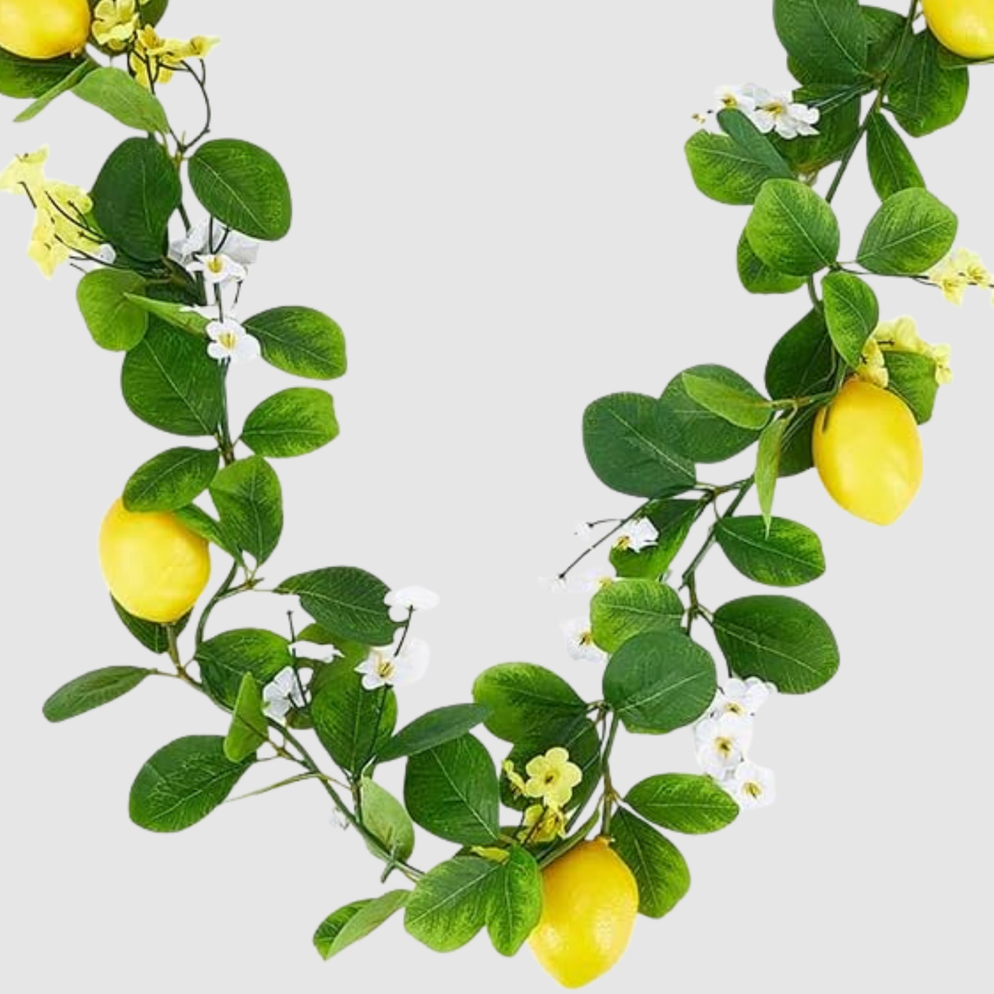 Ghirlanda de Lamai Artificiale – 1,75 m, 7 Lamai cu Flori – Decor Fresh si Natural pentru Casa si Evenimente