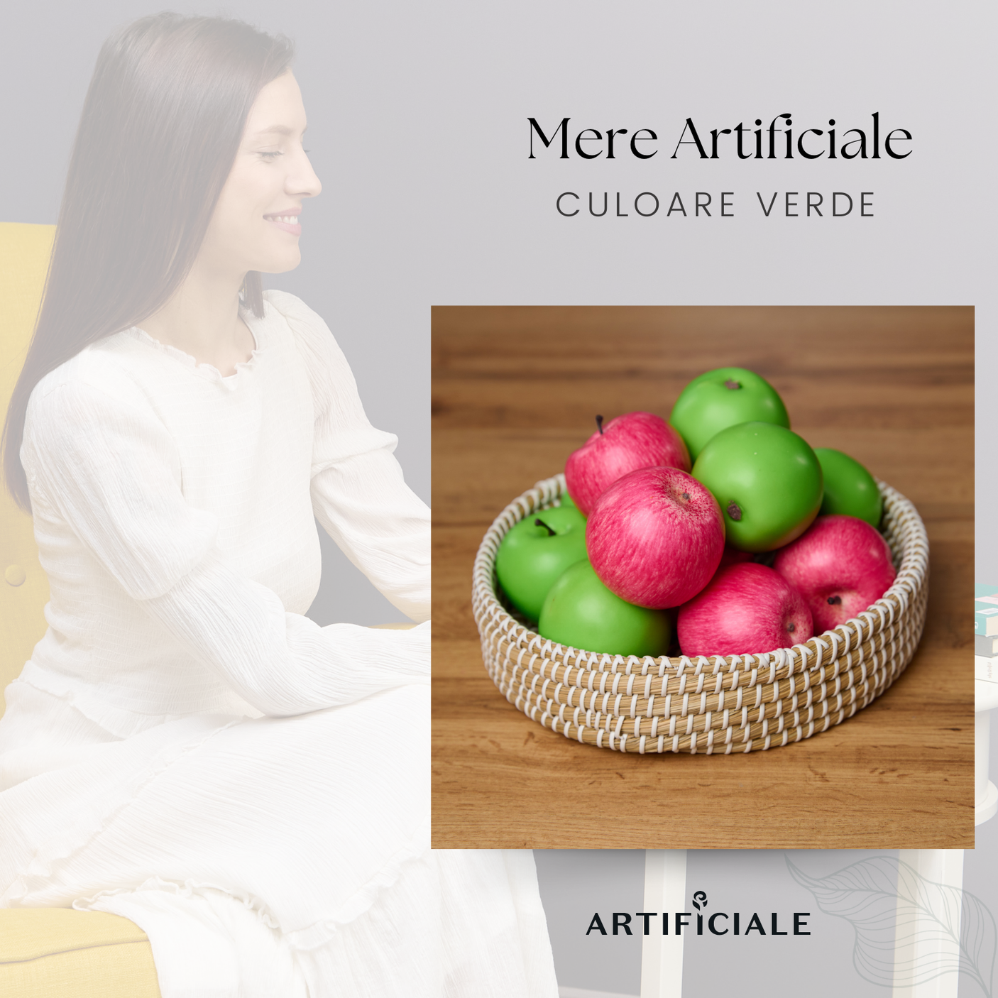 Mar Artificial Decorativ – Rosu sau Verde, 1 bucata