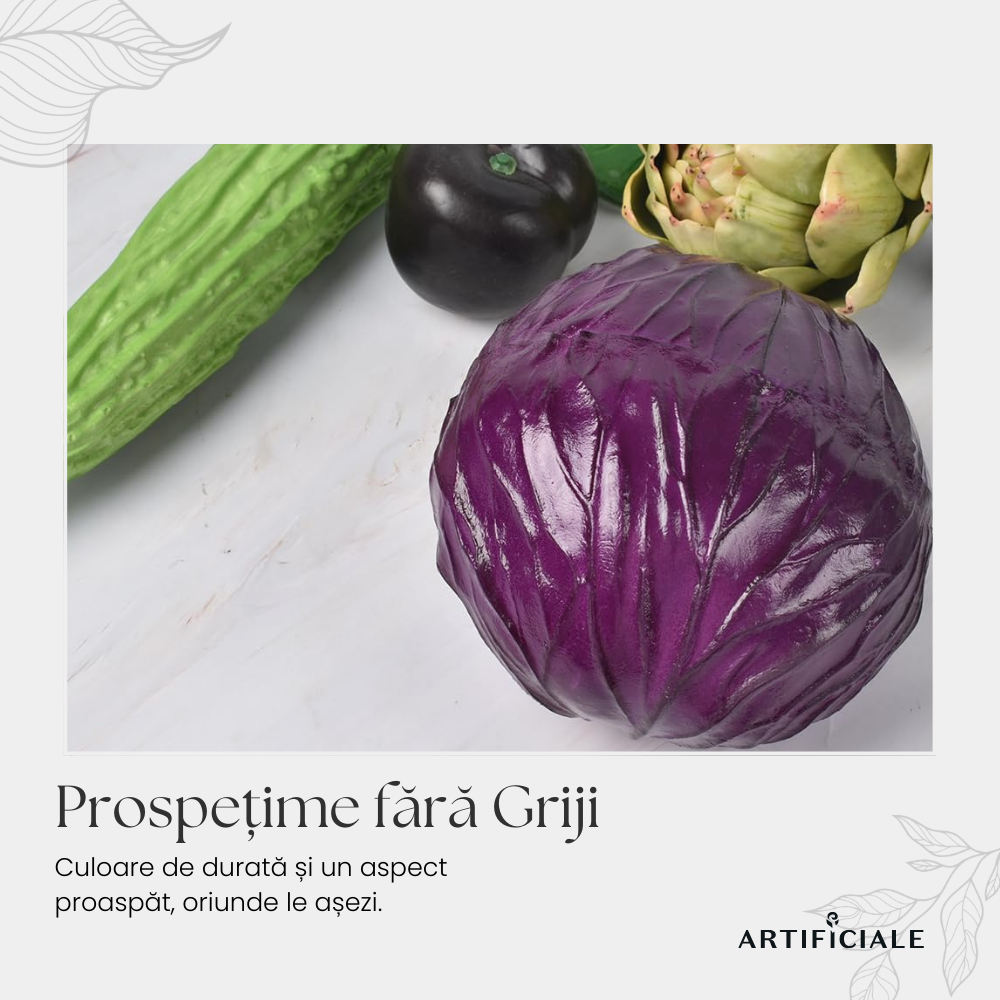 Varza Mov Artificiala – 18 cm, 1 bucata