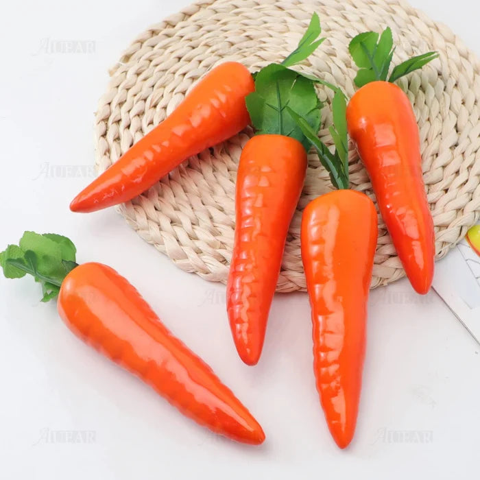 Morcovi Artificiali pentru Decoratiuni, Dimensiune 15 cm