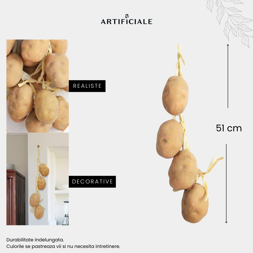 Legatura Cartofi Artificiali – 51 cm, 1 sau 2 bucati