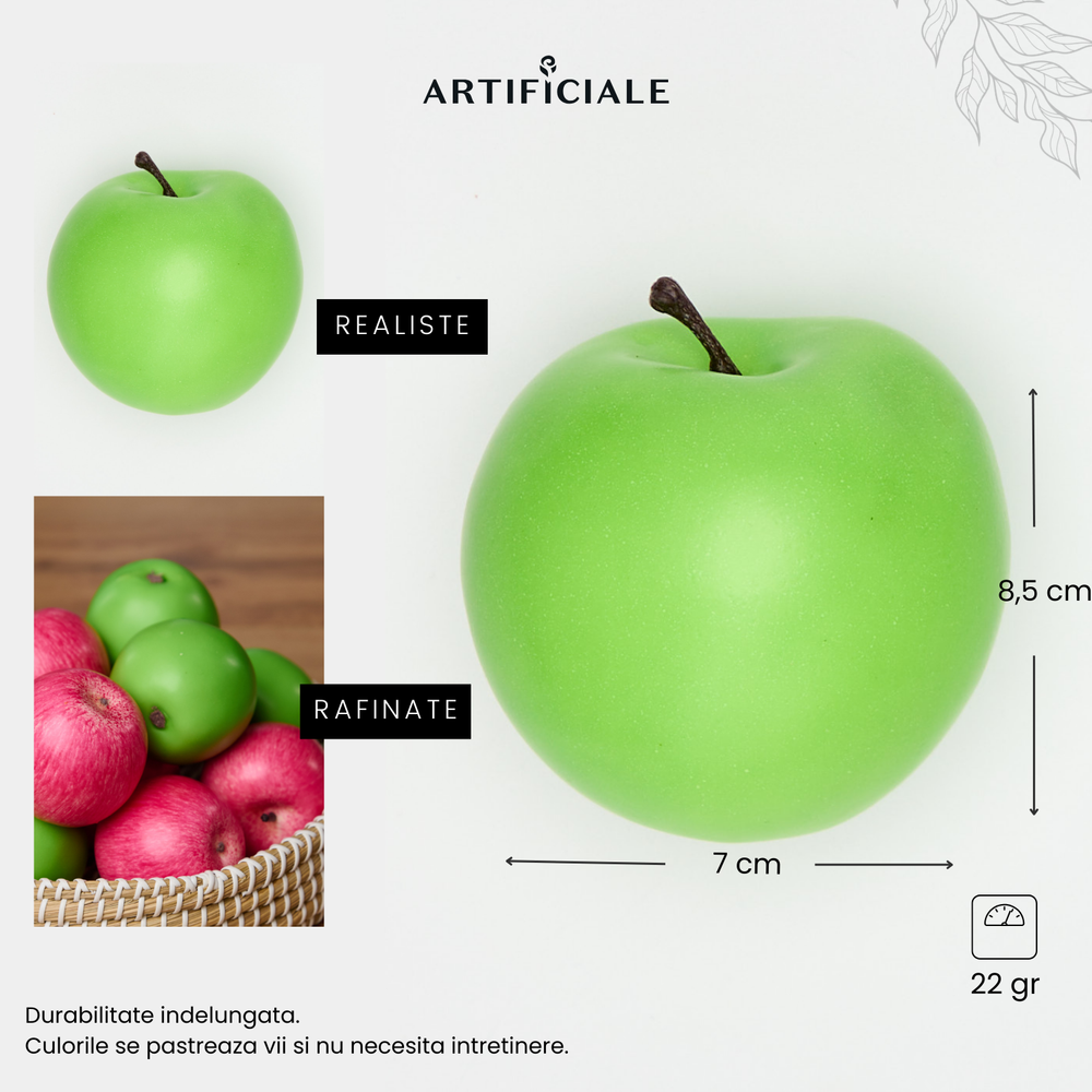 Mar Artificial Decorativ – Rosu sau Verde, 1 bucata