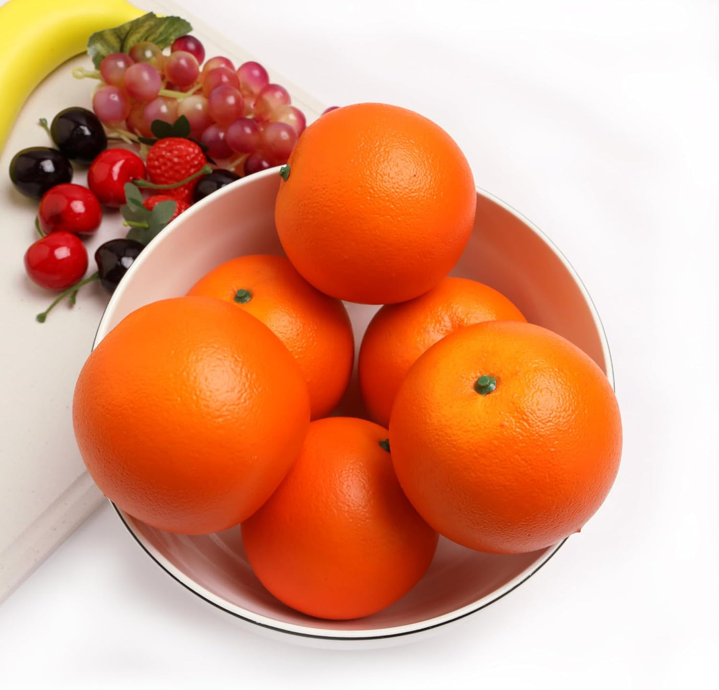 Portocale Artificiale - Dimensiuni Realiste 7.5x5.5 cm, la bucata