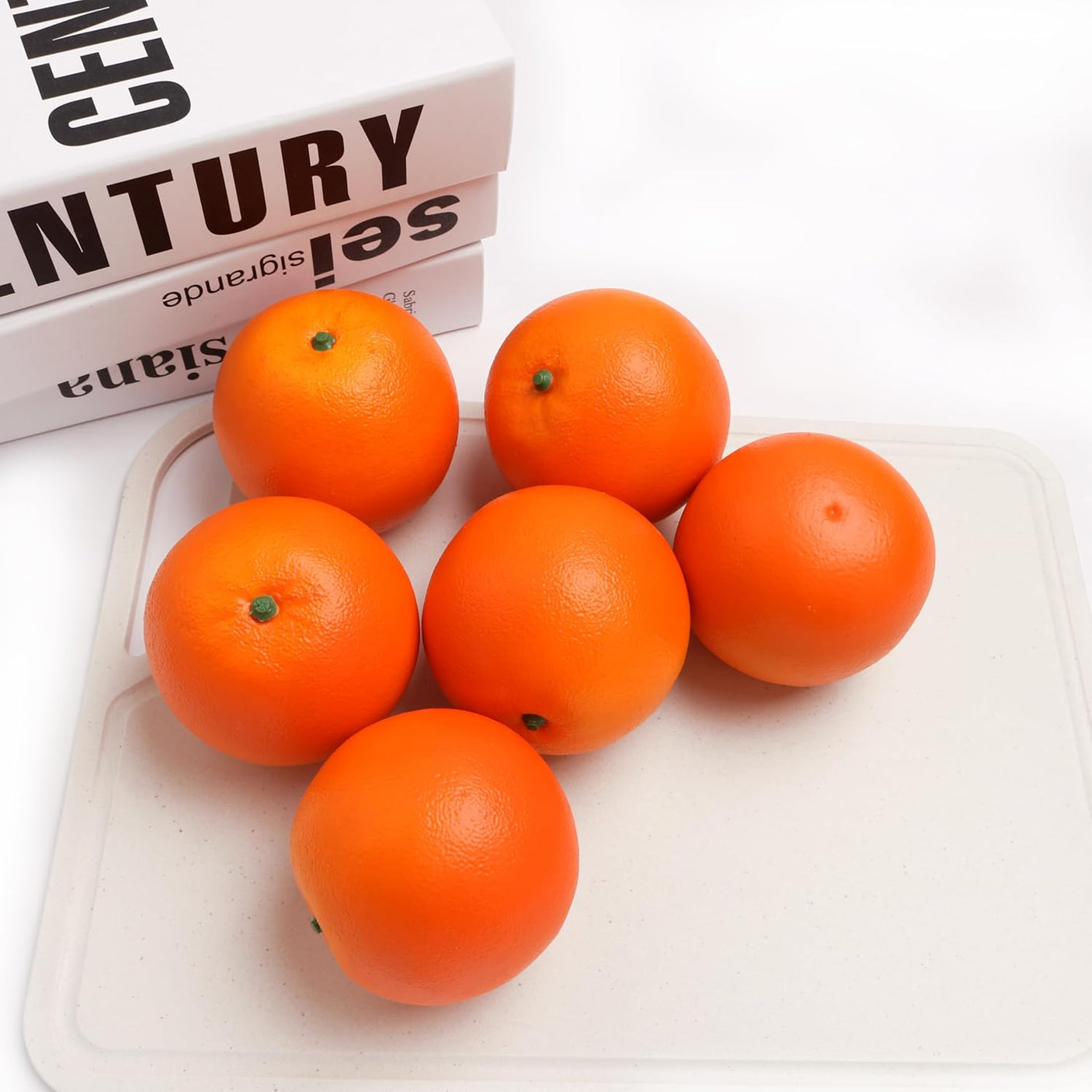 Portocale Artificiale - Dimensiuni Realiste 7.5x5.5 cm, la bucata