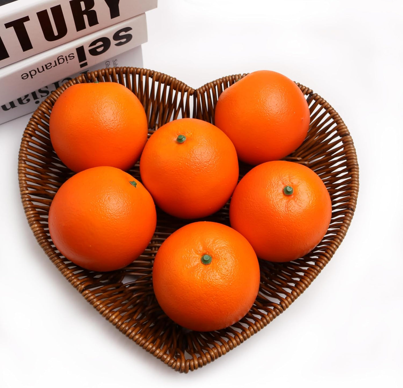 Portocale Artificiale - Dimensiuni Realiste 7.5x5.5 cm, la bucata