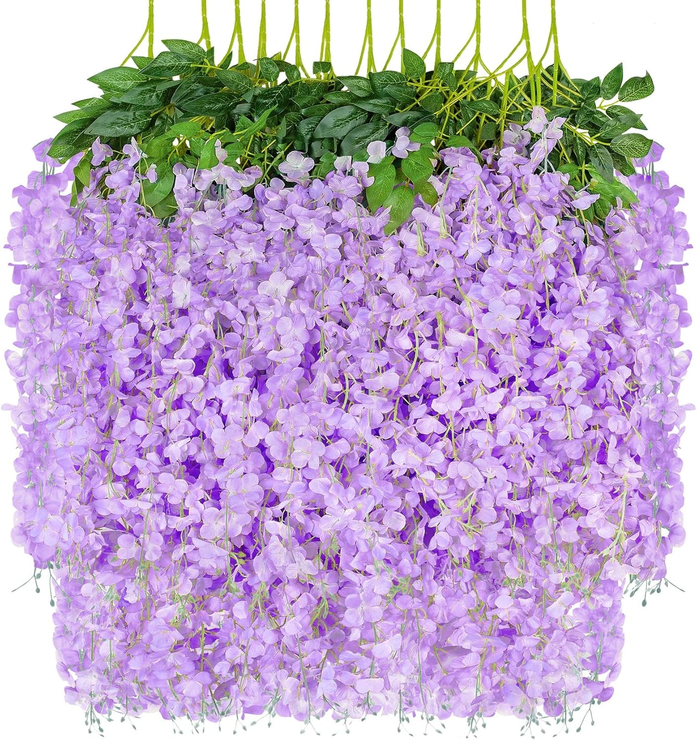Glicina Artificiala Curgatoare – 1.1 m, Culori si Cantitati Variat