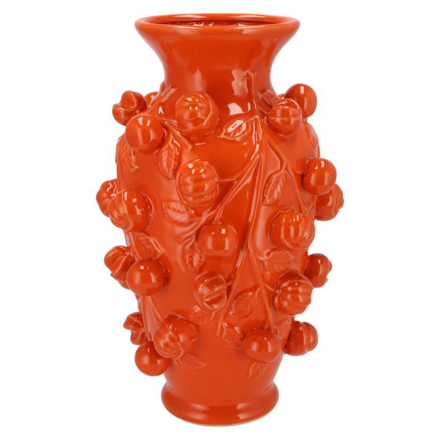 Vază Ceramică 3D Portocalie – 24x38 cm