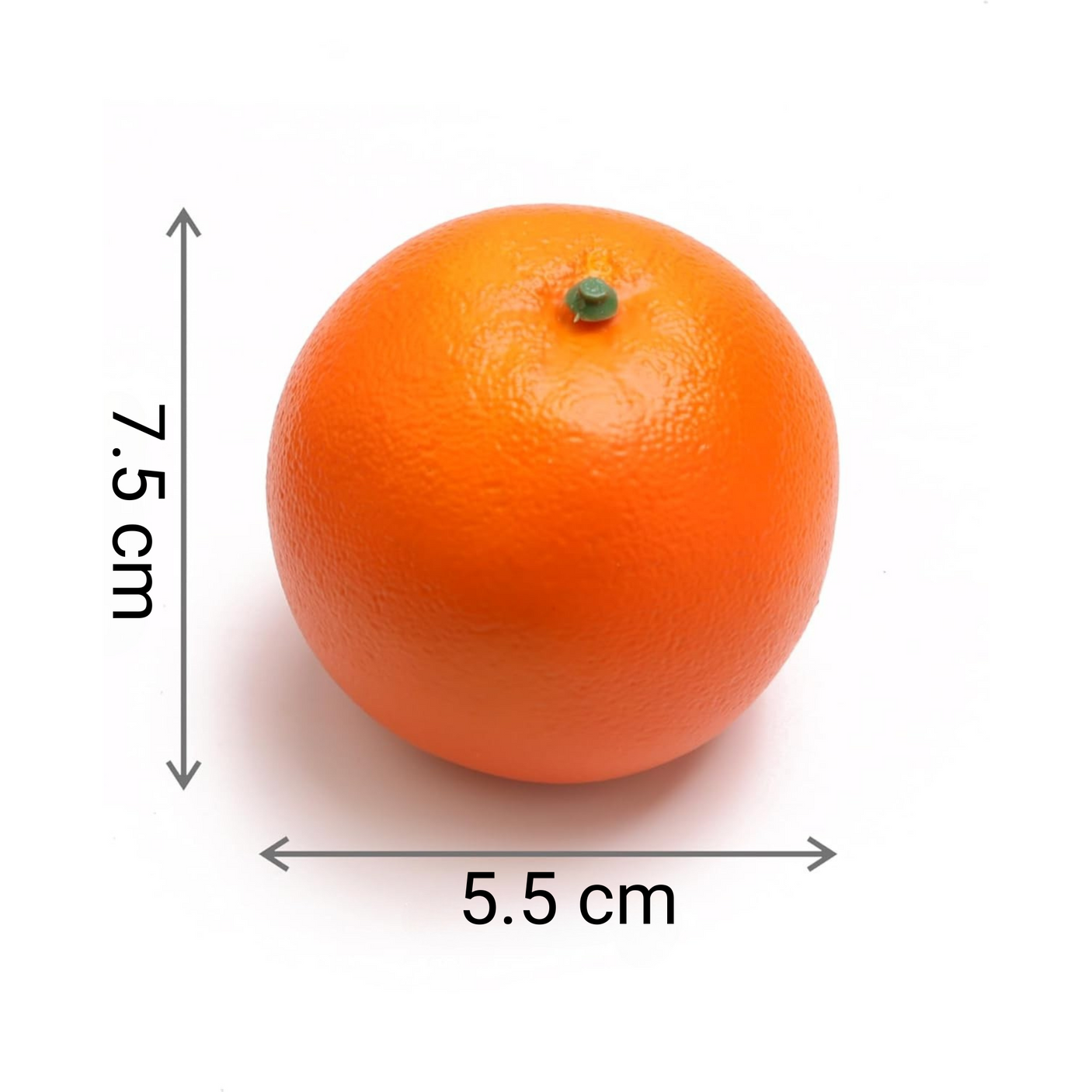 Portocale Artificiale - Dimensiuni Realiste 7.5x5.5 cm, la bucata