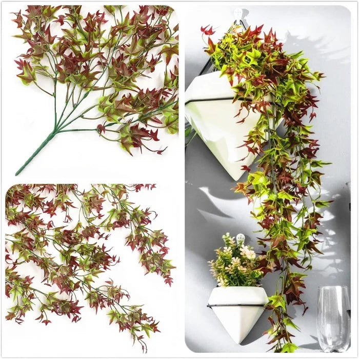 Set 2 Plante Artificiale Agățătoare Iedera Maronie (Hedera helix) 78cm – Decor Natural