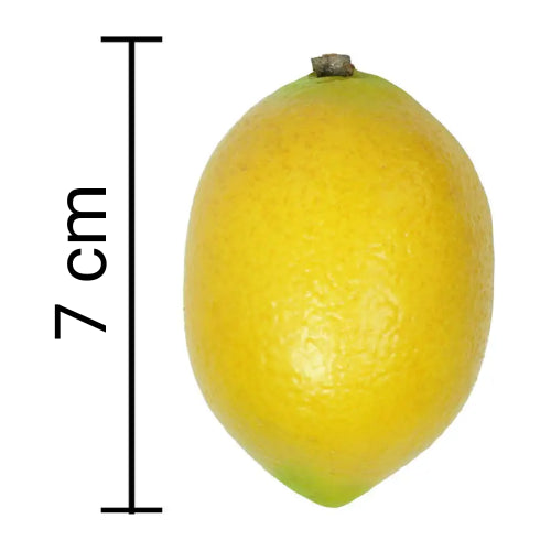 Set de 24 Lămâi Artificiale - Verzi și Galbene, Set Mixt pentru Decor, Dimensiuni Realiste 7 cm