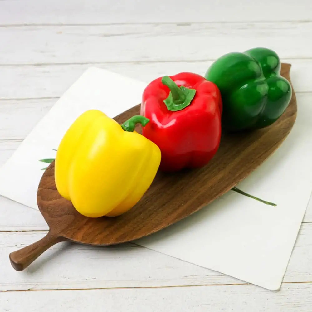 Set 3 sau 6 Bucati de Ardei Gras Artificiali din Plastic pentru Decor, 9 cm