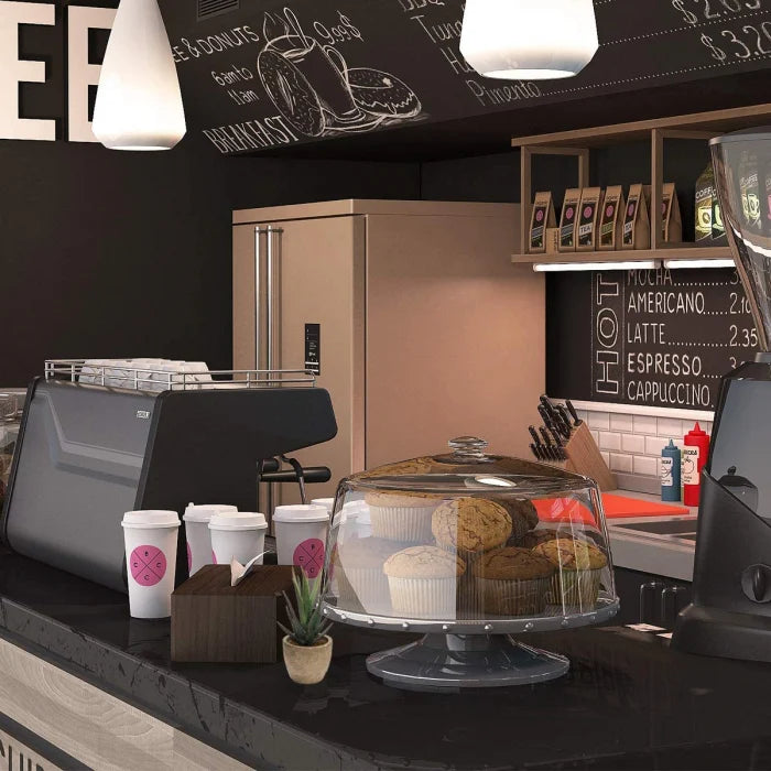 Set 5 Plante Artificiale Suculente Realist Confecționate cu Ghivece din Piatra, Inaltime 15 cm