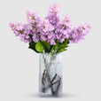 Buchet de Liliac Artificial - 73 cm, Disponibil în 2 Culori (Lila, Alb) - Opțiuni de 1, 3 sau 5 Fire