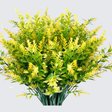 Buchet 5 Fire Flori Artificiale Floarea Miresei – Alb, Galben, Fucsia, Rosu, Mov