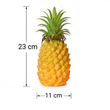 1 Bucata de Ananas Artificial, Fructe pentru Decor, Dimensiune 23 cm