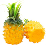 2 Bucati de Ananas Artificial, Fructe pentru Decor, Dimensiune 23 cm