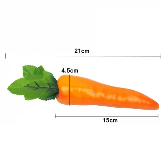 Morcovi Artificiali pentru Decoratiuni, Dimensiune 15 cm