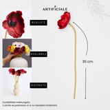 Buchet de Flori Artificiale Anemone - 5 sau 7 Fire per Culoare (Alb, Roz, Galben, Portocaliu, Roșu)