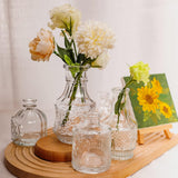 Set Vaze Mini Vintage Design, Modele Gravate din Sticla – 16, 30, 32 sau 45, diverse culori