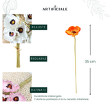 Buchet de Flori Artificiale Anemone - 5 sau 7 Fire per Culoare (Alb, Roz, Galben, Portocaliu, Roșu)