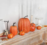 🎃 Set 7 Dovleci Artificiali pentru Decor Toamna si Halloween – Accesorii Decorative pentru Casa si Evenimente
