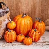 🎃 Set 7 Dovleci Artificiali pentru Decor Toamna si Halloween – Accesorii Decorative pentru Casa si Evenimente