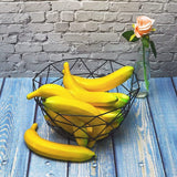 Set 10 Banane Artificiala din Plastic pentru Decor, 32 cm